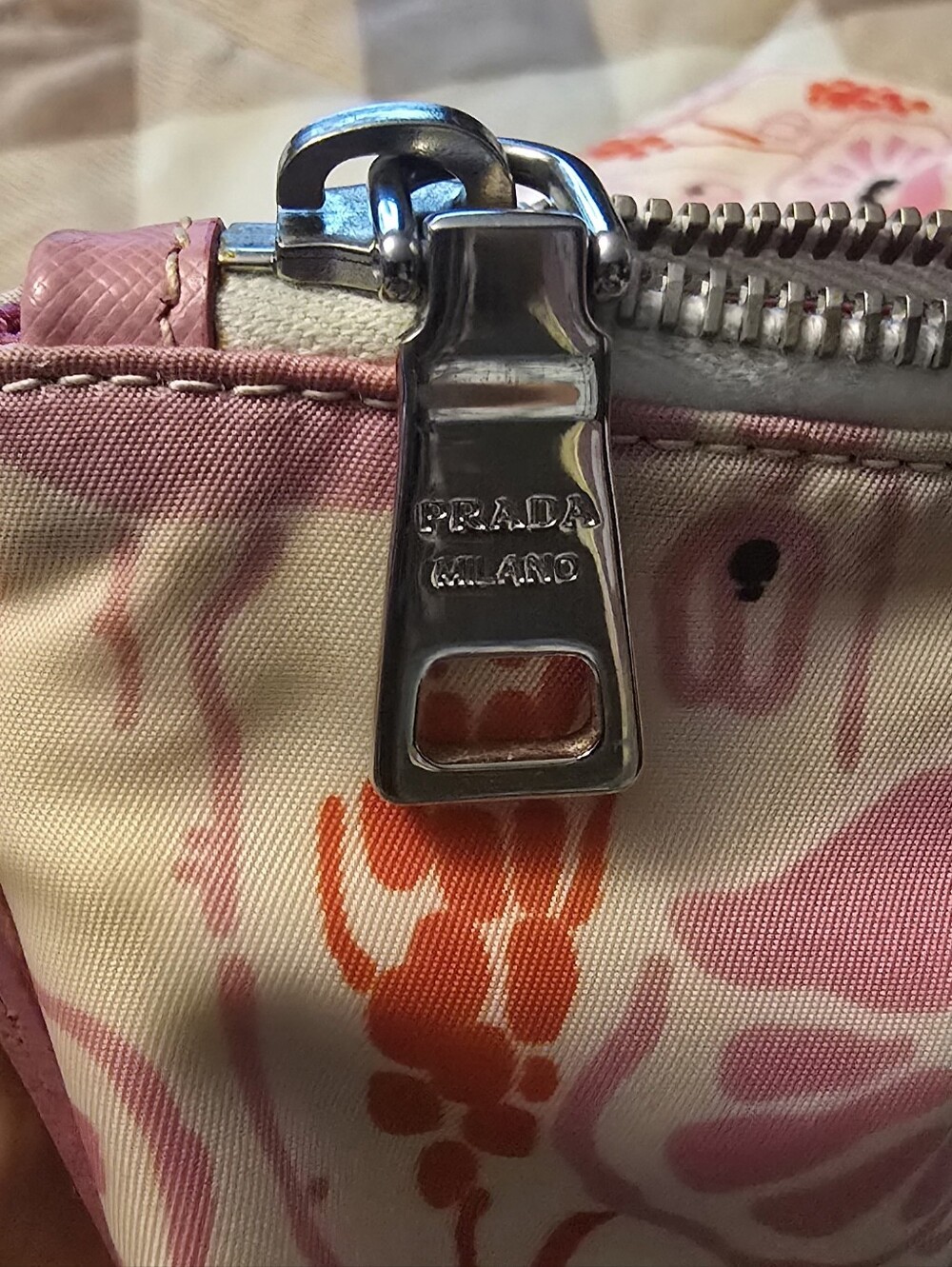 Prada Rosa Floral Tessuto Stampata Tote - Picture 8 of 12